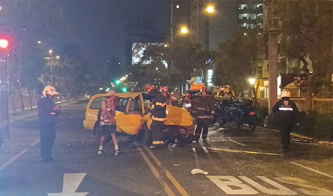 Cuatro heridos deja accidente de tránsito en la avenida Brasil: choque habría sido por excesiva velocidad
