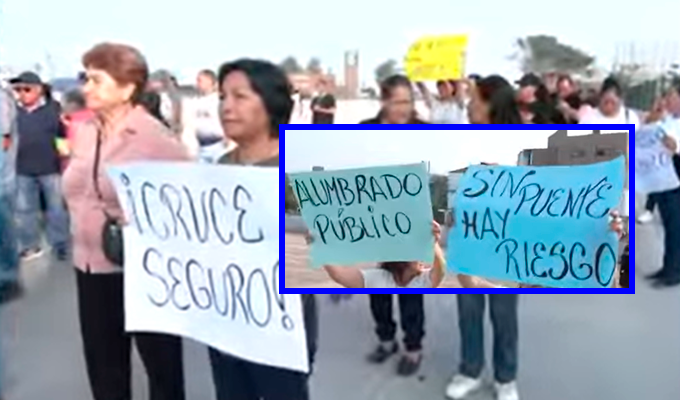 Vecinos amenazan con bloquear la Vía Expresa Sur tras muerte de adulta mayor