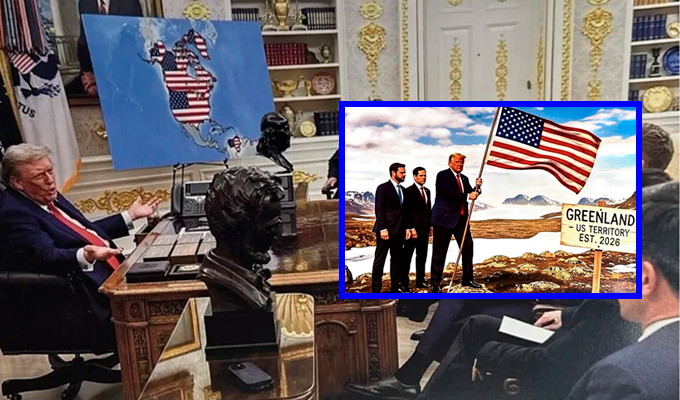 Donald Trump comparte imágenes con IA que sugieren invasión a Groenlandia, Canadá y Venezuela