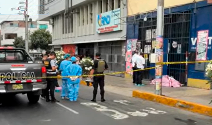La Victoria: Comerciante es asesinado frente al mercado de Huamanga