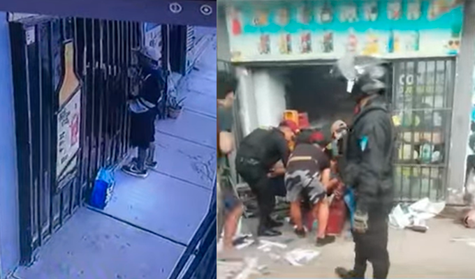 Trujillo: extorsionadores atacan a dos licorerías con explosiones activadas por celulares