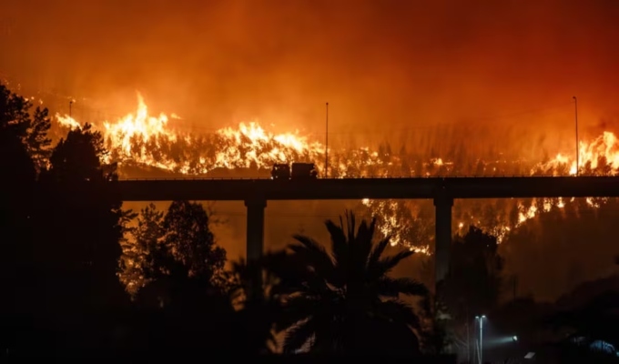 Chile: detienen a tercer sospechoso de iniciar de forma intencional incendios forestales