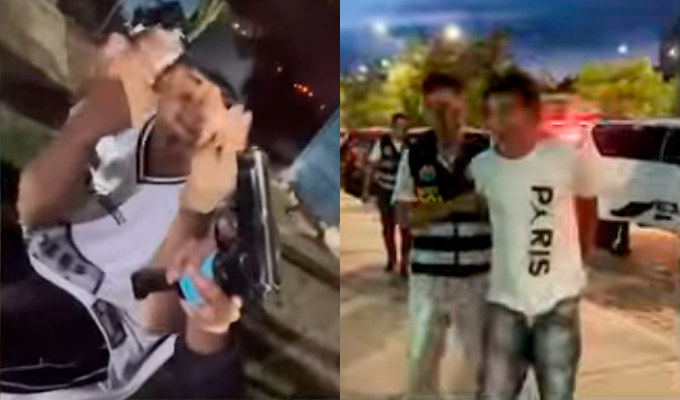 Piura: diez detenidos tras fiesta donde se exhibían armas y se realizaron disparos
