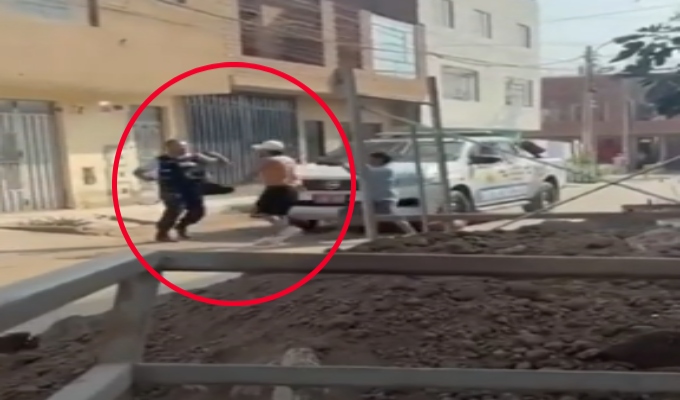 Agreden a sereno en SMP: intervenía a sujetos que bebían lícor en la calle