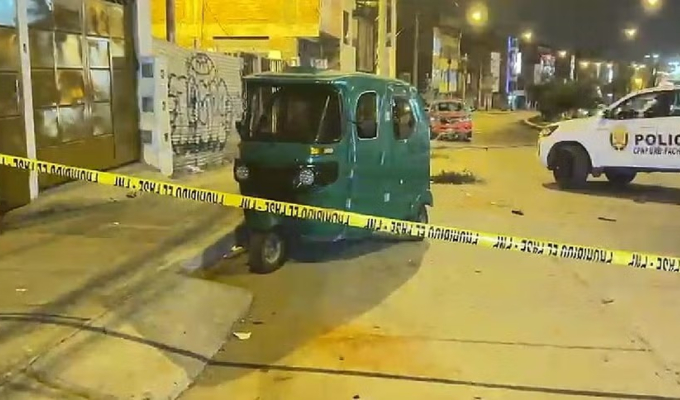 Mototaxista es asesinado a balazos cuando llegaba a su casa en VES