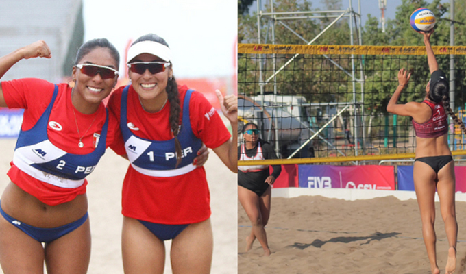 Vóley playa: Perú clasifica a cuartos de final en el Circuito Sudamericano que se juega en Chile