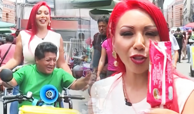 La venta de "chupetes" de Deysi Araujo para ayudar a “Pompinchu”