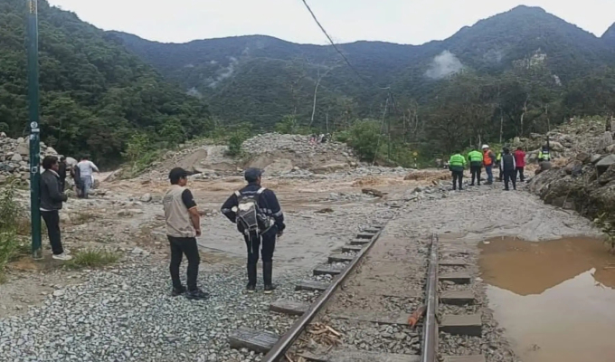 Reanudan servicio de trenes en ruta Machu Picchu-Hidroeléctrica tras huaico