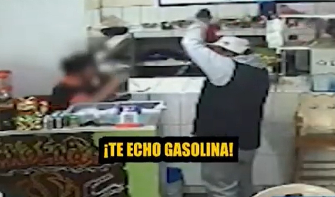 Arequipa: sujeto arroja gasolina a trabajadora de restaurante tras acusarla de robo