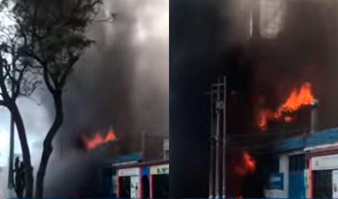 Trujillo: Incendio destruye edificio de seis pisos tras presunto cortocircuito