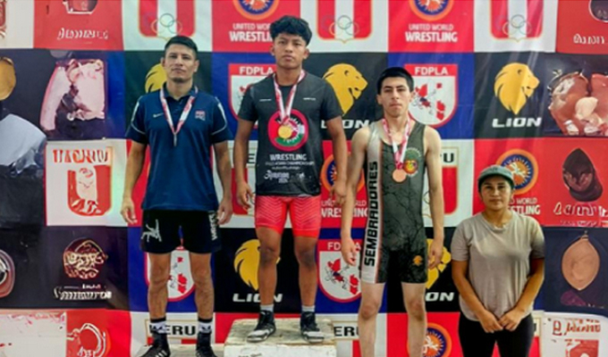 André Huarcaya clasifica al Panamericano Senior en EEUU tras lograr título de campeón nacional de lucha