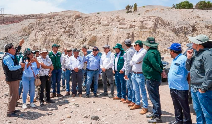 MIDAGRI supervisa intervenciones de emergencia por lluvias en el Valle de Majes