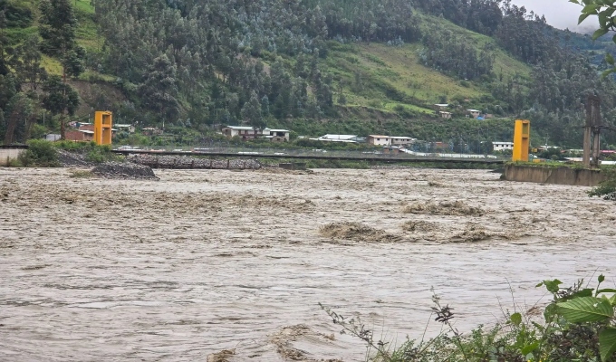 Cusco: r&iacute;o Mapacho en alerta roja por aumento de caudal debido a intensas lluvias