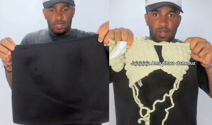 Jefferson Farfán sorprende al ayudar a vender ropa a Xiomy Kanashiro