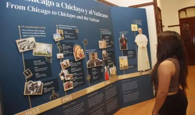 Chiclayo inaugura muestra “Por los caminos de León XIV”