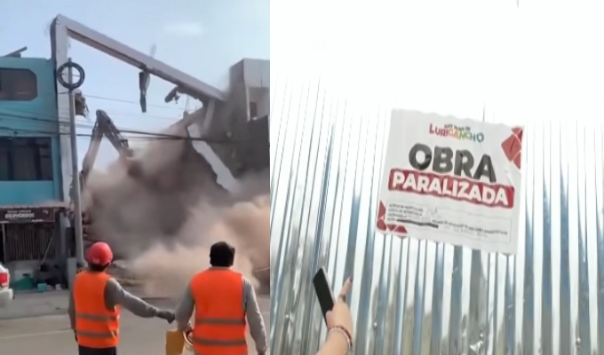 Demolición de antigua fábrica deja ocho familias damnificadas en San Juan de Lurigancho