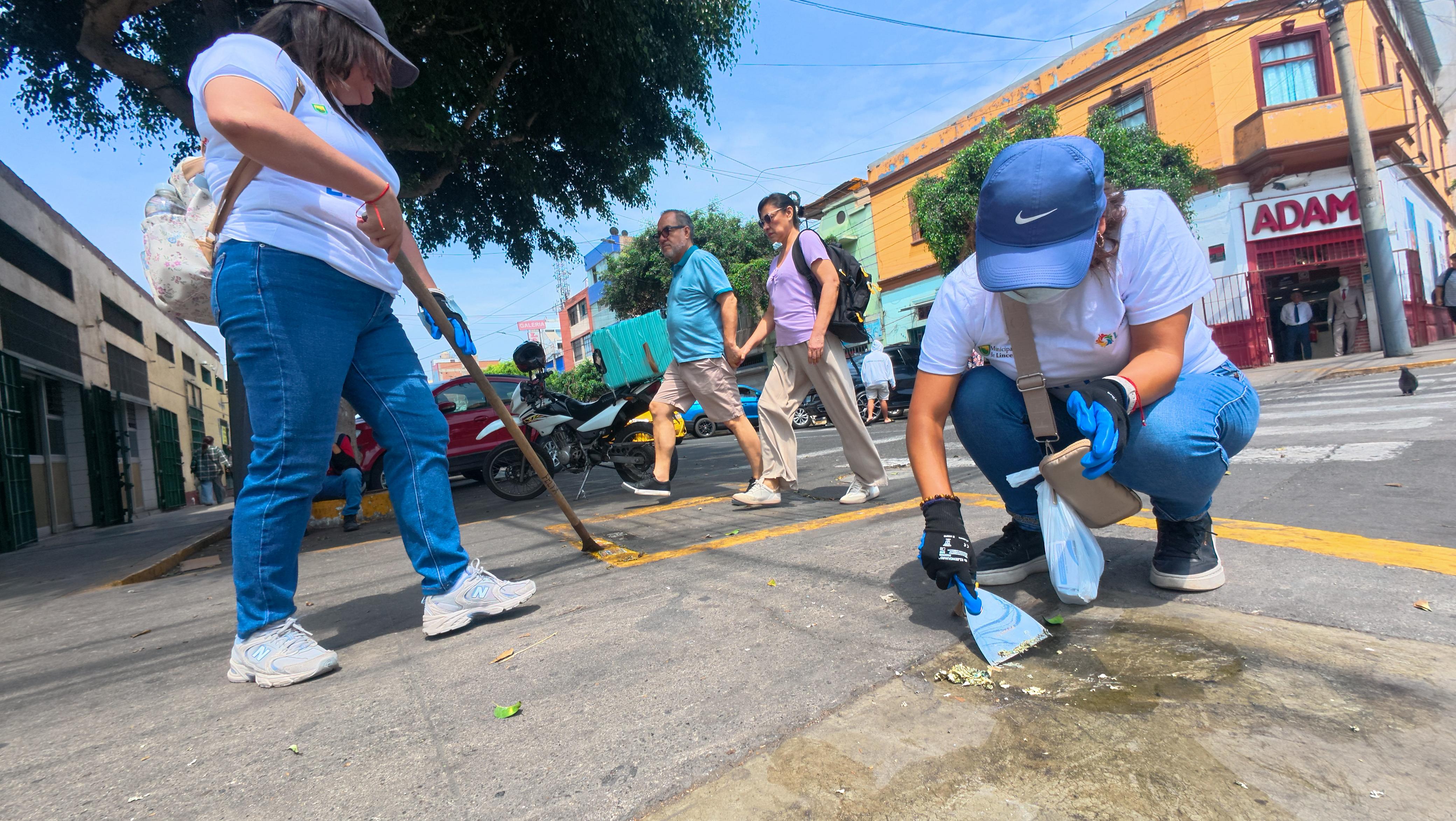 Lince promueve campaña de limpieza urbana y ambiental en diversas zonas del distrito