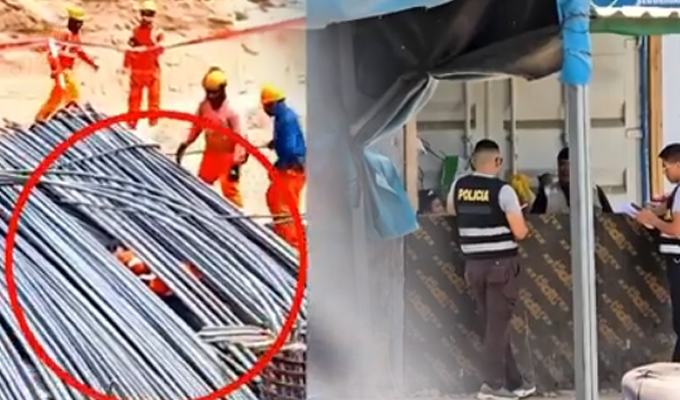 Obrero pierde la vida tras caerle encima varios fierros en una construcción en VMT