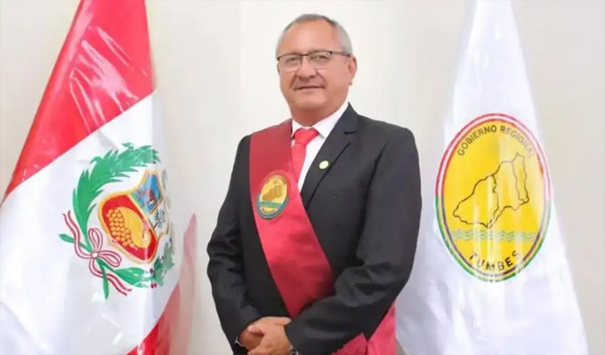Segismundo Cruces: Gobernador regional de Tumbes fue detenido por presunto lavado de activos