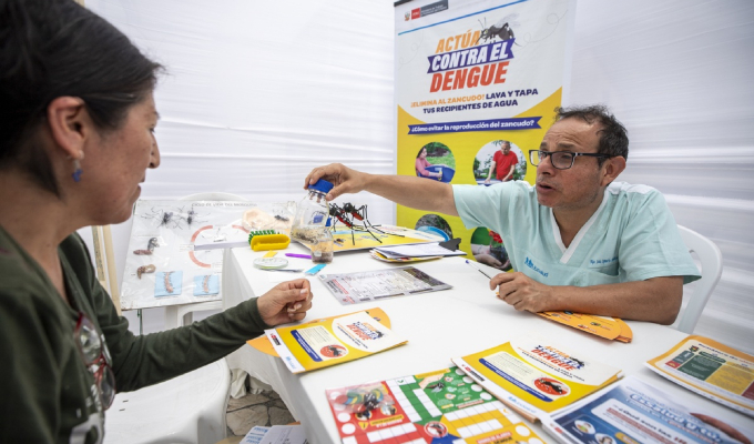 EsSalud refuerza prevención contra el dengue y otras enfermedades propias en temporada de lluvias
