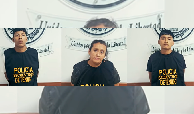 Capturan a tres presuntos secuestradores de trabajador en La Victoria