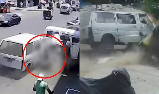 Combi con persona colgada se despista y deja tres heridos en Chorrillos: vecinos piden rompemuelles