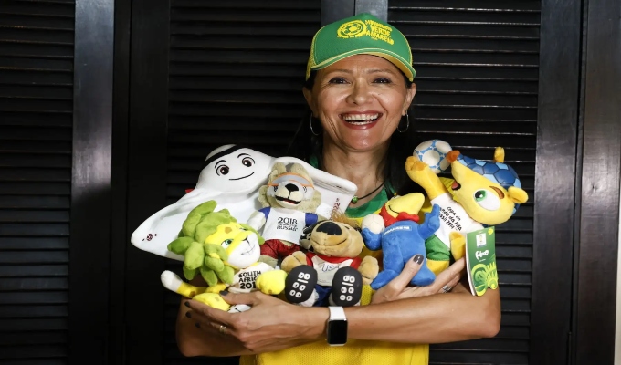 Ynara Correa da Costa: la hincha que invierte sus ahorros para no perderse ning&uacute;n Mundial