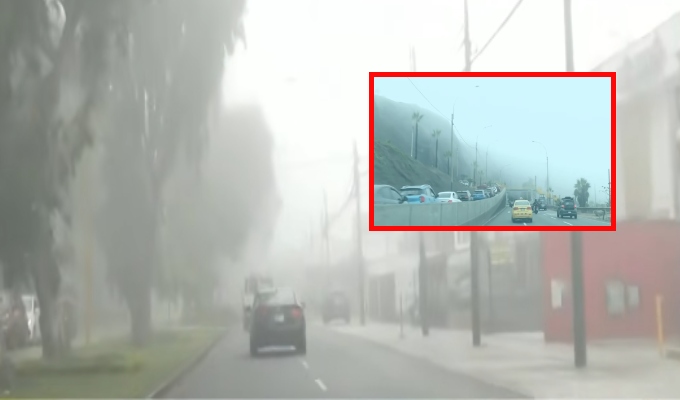 ¡Atención conductores! Intensa neblina cubre Lima en pleno verano y reduce la visibilidad