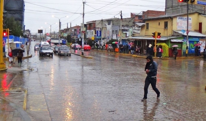 Senamhi advierte lluvias de fuerte intensidad en la sierra y la selva hasta el viernes 13