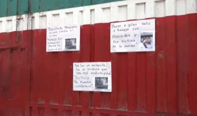 Transportistas de la Línea Pesquero suspenden operaciones tras crimen de chofer