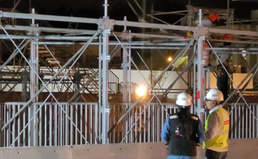 Surco: habilitan puente peatonal en Vía Expresa Sur