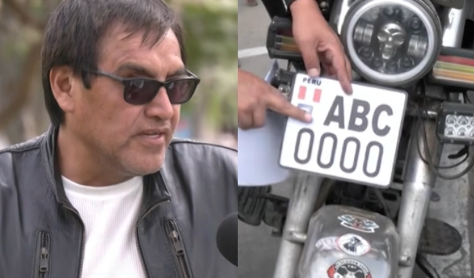 Gremio de motociclistas preocupados por nueva disposición del MTC sobre placas