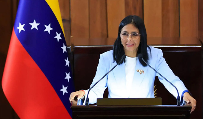 Delcy Rodríguez promete que habrá elecciones libres y justas en Venezuela: Pero no dio fecha
