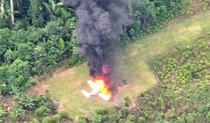 Operativo contra el narcotráfico en Loreto: incautan tres avionetas y destruyen aeródromo clandestino