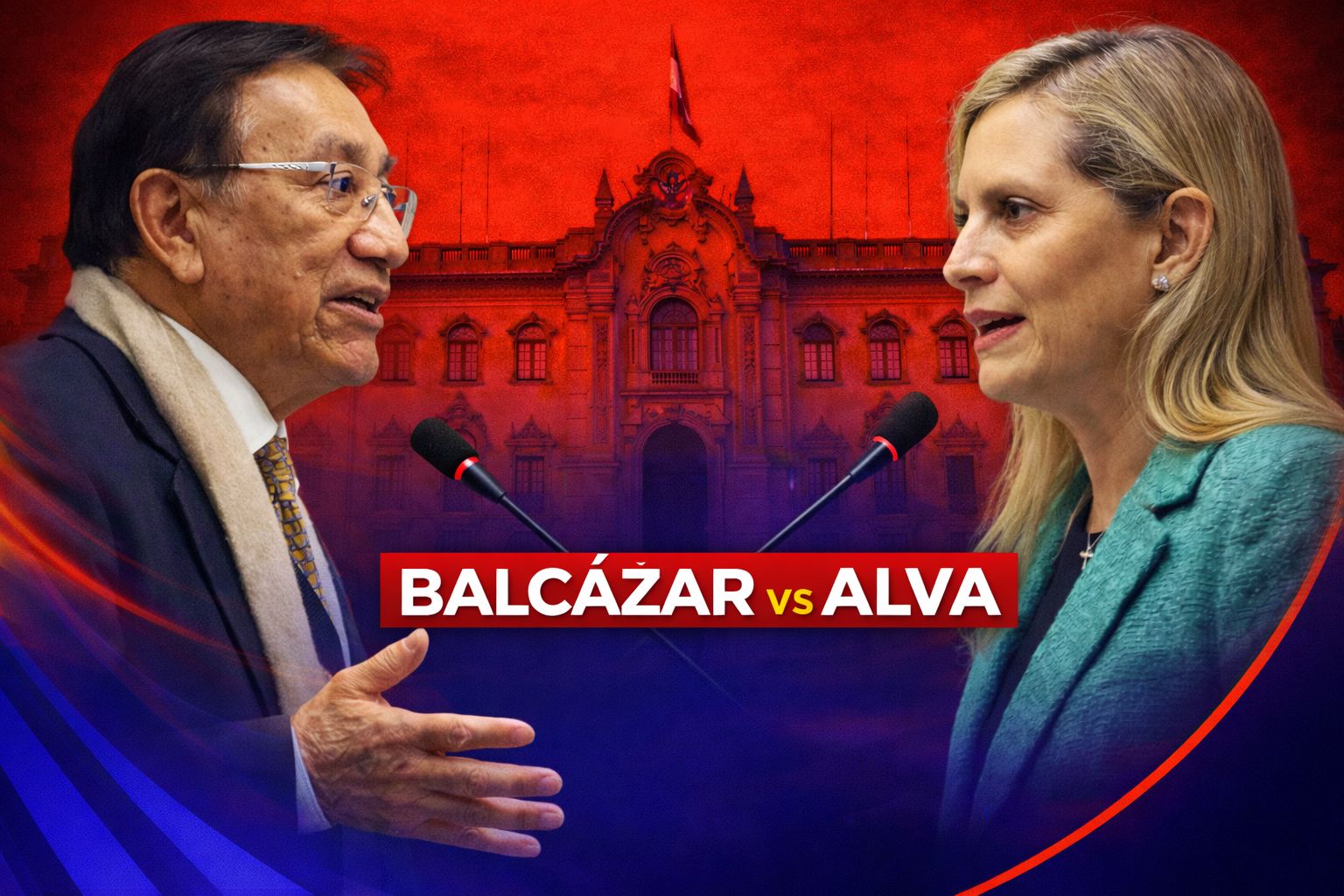 Se van a segunda vuelta: María del Carmen Alva y José María Balcázar se disputarán la presidencia del Perú