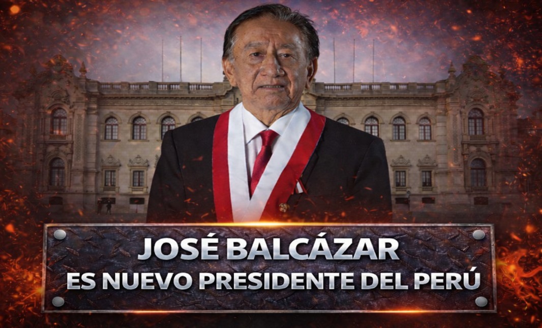 José Balcazar de Perú Libre es el nuevo presidente