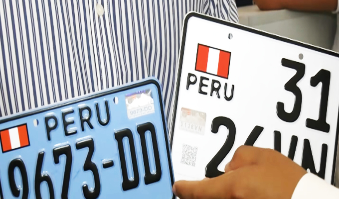 Asociación Automotriz del Perú retoma distribución de placas para motos y trimotos
