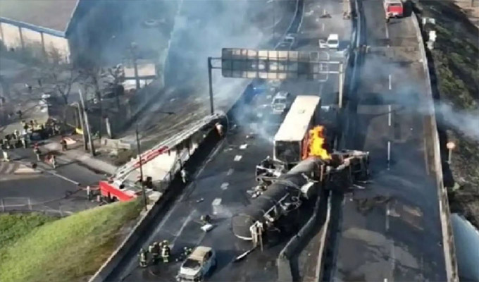 Chile: al menos cuatro muertos y 10 heridos deja la explosión de un camión que transportaba gas