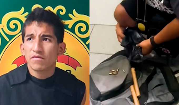 Detienen a criminal cuando intentaba dejar artefactos explosivos en lavandería de Puente Piedra