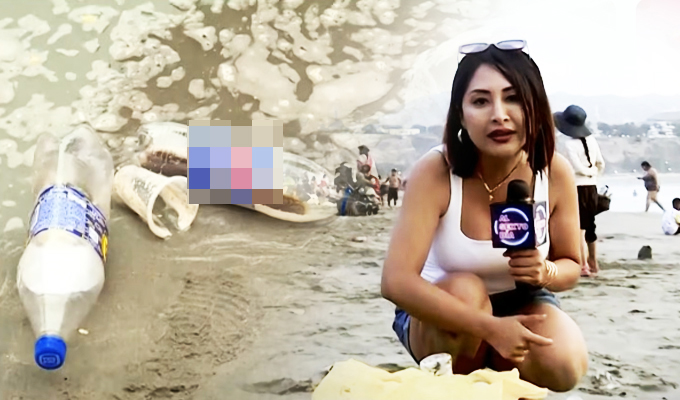 Playas convertidas en basurales en pleno verano