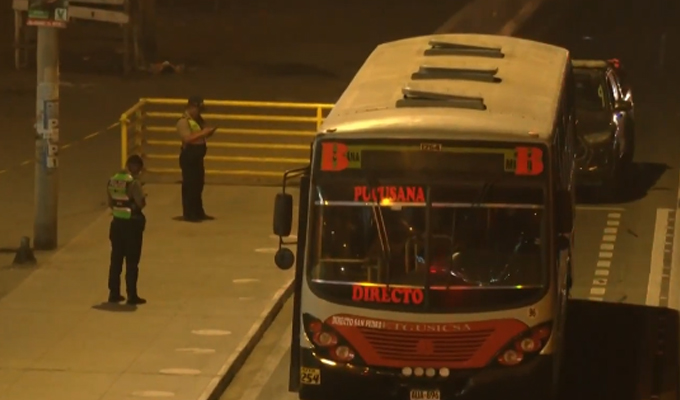 Sicarios asesinan a un chofer de bus de la ruta Pucusana-San Miguel