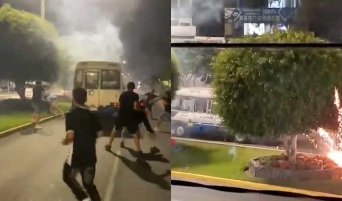 Callao: enfrentamiento entre presuntos barristas deja más de 15 heridos en avenida La Marina