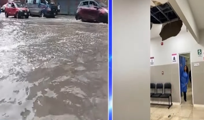 Chiclayo: intensas lluvias afectan centros de salud y generan caos vehicular