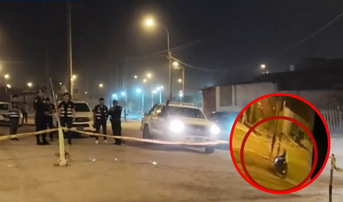 Ventanilla: sicarios en moto atacan a balazos a madre de familia frente a su hija