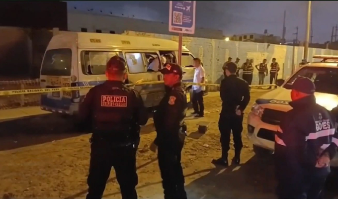 Callao: asesinan a balazos a chofer de combi en la avenida Argentina