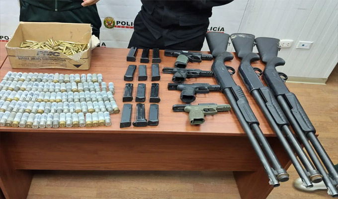 Capturan a 12 presuntos criminales en la provincia de Pataz: se les decomisó armas y  municiones