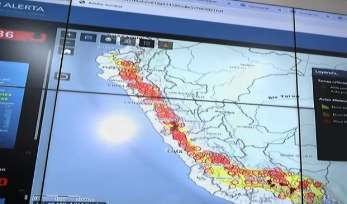Alerta en Perú: detectan más de 2,000 puntos críticos por inundaciones y huaicos