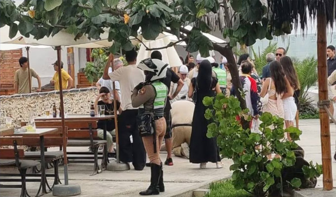 Colapsa cobertura de techo de un restaurante en Trujillo: accidente dejó dos heridos