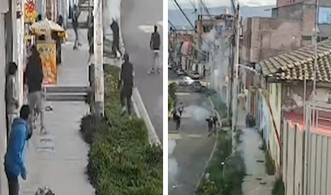 Huancayo: balacera deja dos adolescentes heridos y desata pánico en plena vía pública