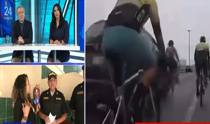 Conductor huyó tras impactar contra ciclista en la Panamericana Sur